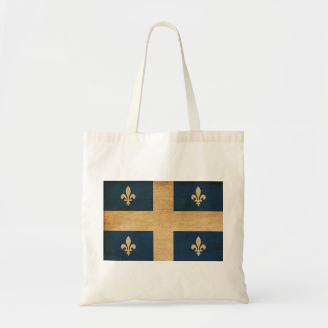 Bolsa Tote Bandeira de Quebeque (Frente)
