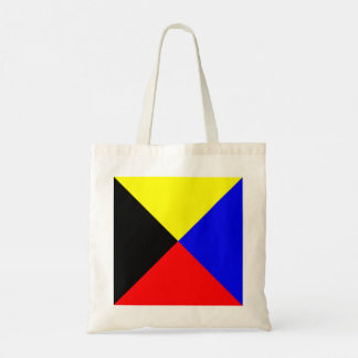 Bolsa Tote Bandeira de Sinalização Marítima Zulu ICS