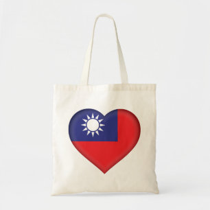 Bolsa Tote Bandeira de Taiwan