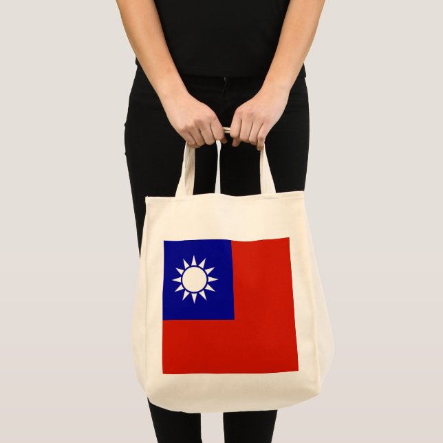 Bolsa Tote Bandeira de Taiwan (Frente (produto))