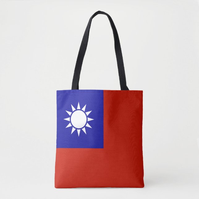 Bolsa Tote Bandeira de Taiwan (Frente)