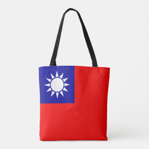 Bolsa Tote Bandeira de Taiwan