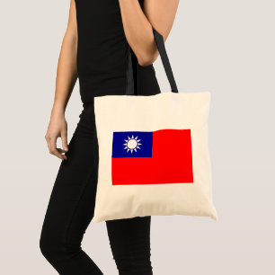 Bolsa Tote Bandeira de Taiwan: República da China, Taipé Chin