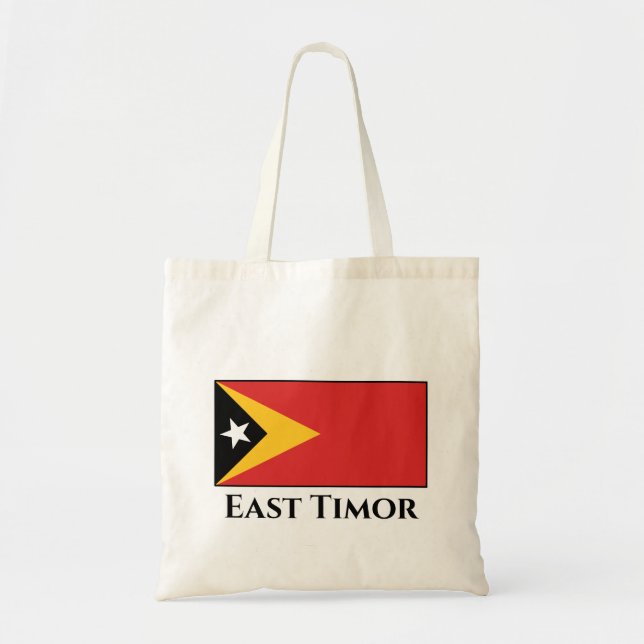 Bolsa Tote Bandeira de Timor Leste (Frente)