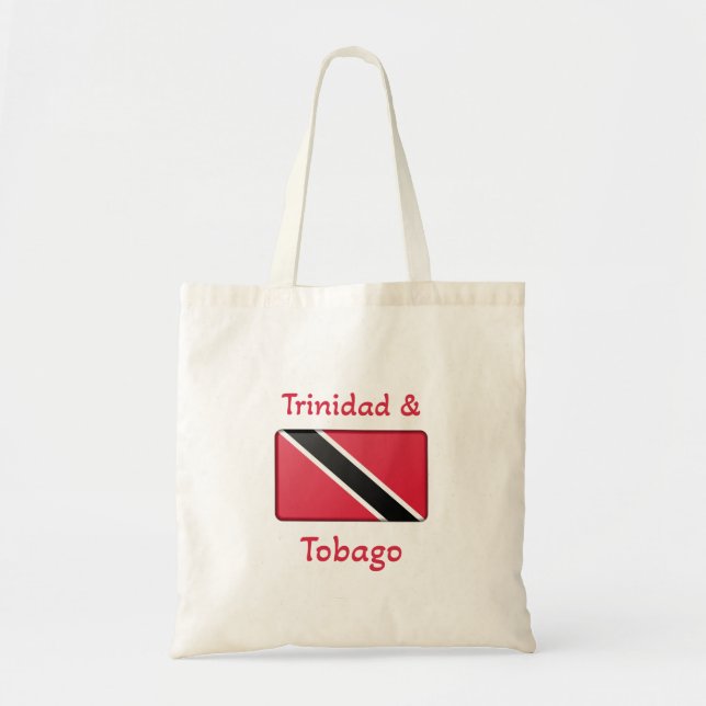 Bolsa Tote Bandeira de Trinidad e Tobago (Frente)