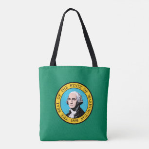 Bolsa Tote Bandeira de Washington, Bandeira de Washington