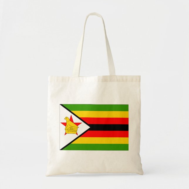 Bolsa Tote Bandeira de Zimbabwe (Frente)