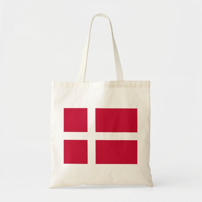 Bolsa Tote Bandeira Dinamarquesa (Frente)