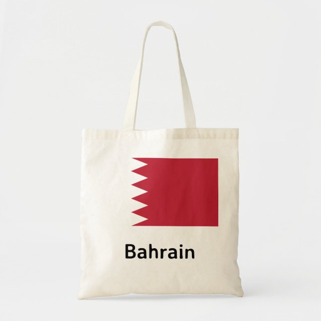 Bolsa Tote Bandeira do Bahrein (Frente)