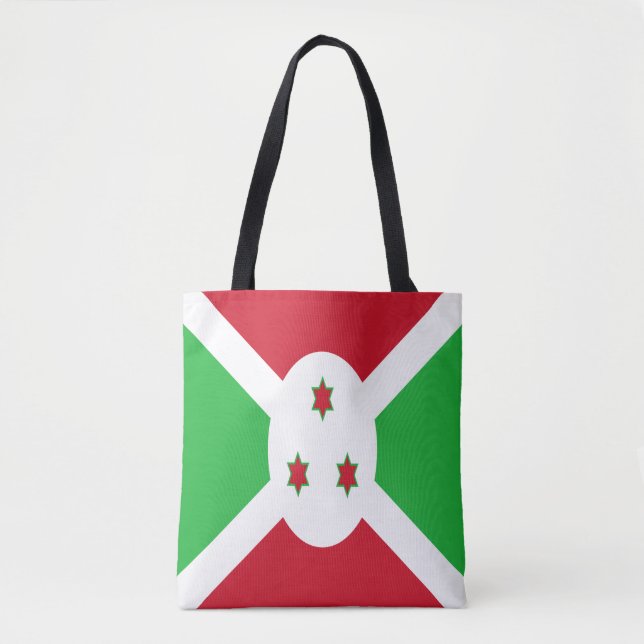 Bolsa Tote Bandeira do Burundi Patriótico (Frente)