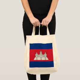Bolsa Tote Bandeira do Camboja