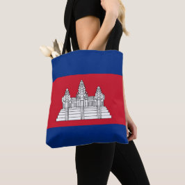 Bolsa Tote Bandeira do Camboja