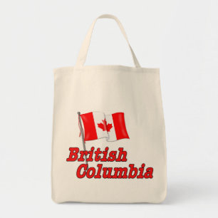 Bolsa Tote Bandeira do Canadá - Colúmbia Britânica