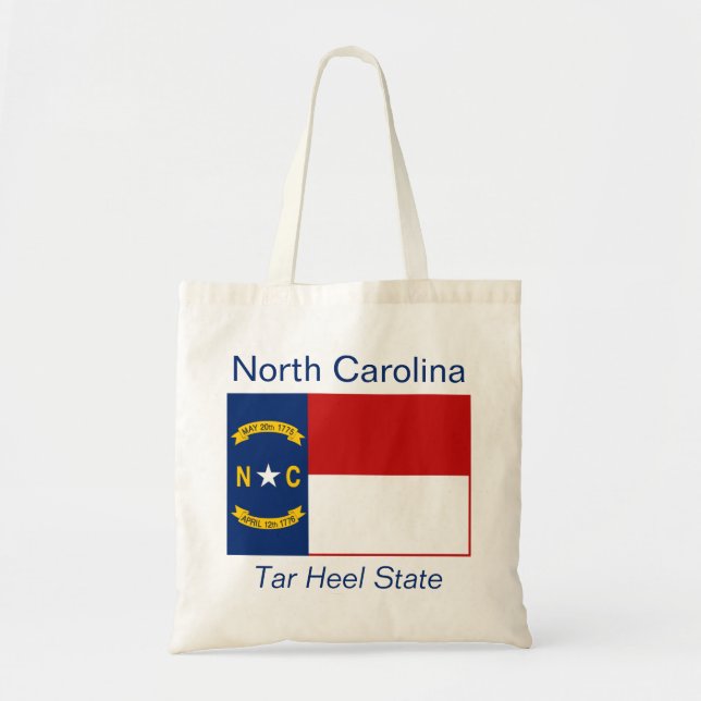 Bolsa Tote Bandeira do Carolino do Norte (Frente)