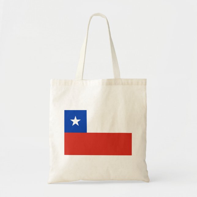 Bolsa Tote Bandeira do Chile (Frente)