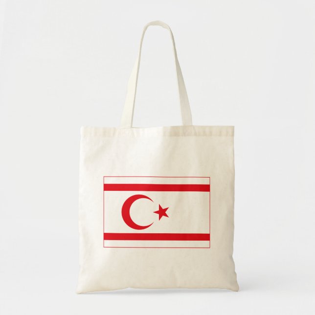 Bolsa Tote Bandeira do Chipre do Norte (Frente)