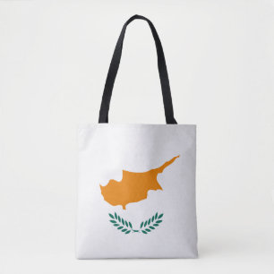 Bolsa Tote Bandeira do Chipre Legal