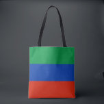 Bolsa Tote Bandeira do Daguestão<br><div class="desc">Bandeira patriótica do Daguestão</div>