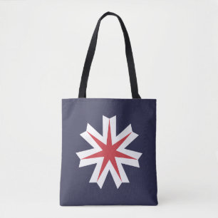 Bolsa Tote Bandeira do Distrito de Hokkaido, Japão
