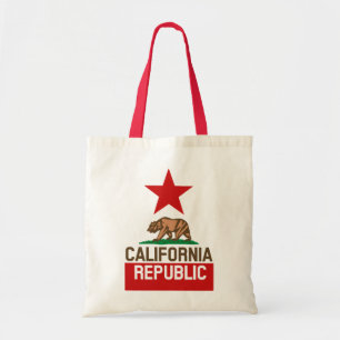 Bolsa Tote Bandeira do estado da REPÚBLICA de CALIFÓRNIA