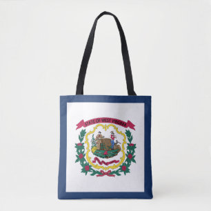 Bolsa Tote Bandeira do Estado da Virgínia Ocidental
