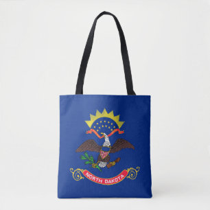 Bolsa Tote Bandeira do Estado de Dakota do Norte