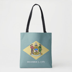 Bolsa Tote Bandeira do Estado de Delaware
