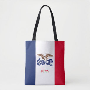 Bolsa Tote Bandeira do Estado de Iowa