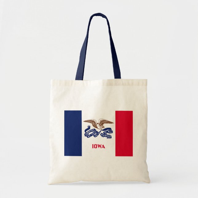 Bolsa Tote Bandeira do Estado de Iowa (Frente)