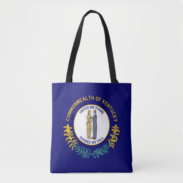 Bolsa Tote Bandeira do estado de Kentucky (Frente)