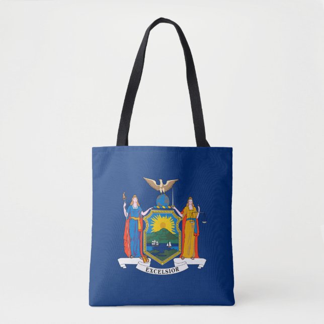 Bolsa Tote Bandeira do Estado de Nova York (Frente)