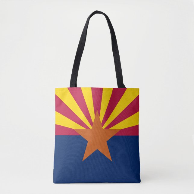 Bolsa Tote Bandeira do Estado do Arizona (Frente)