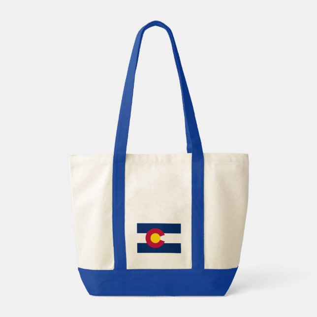 Bolsa Tote Bandeira do Estado do Colorado (Verso)