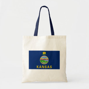 Bolsa Tote Bandeira do estado do Kansas