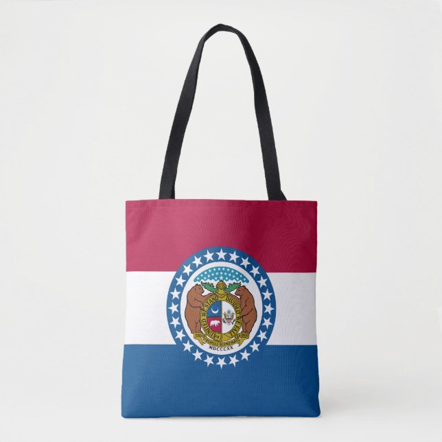 Bolsa Tote Bandeira do Estado do Missouri (Frente)