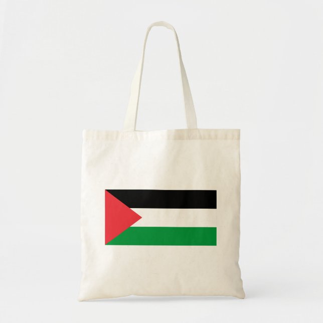 Bolsa Tote bandeira do Estado Palestino (Frente)