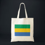 Bolsa Tote Bandeira do Gabão<br><div class="desc">Bandeira patriótica do Gabão.</div>