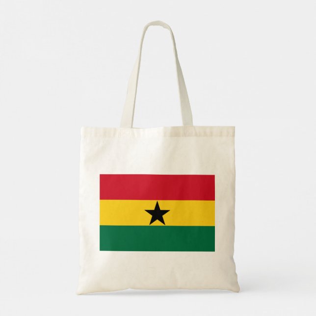 Bolsa Tote Bandeira do Gana (Verso)