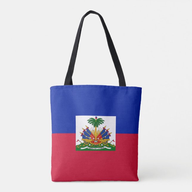 Bolsa Tote Bandeira do Haiti (Verso)