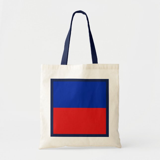 Bolsa Tote Bandeira do Haiti (Frente)