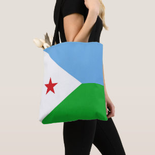 Bolsa Tote Bandeira do Jibuti