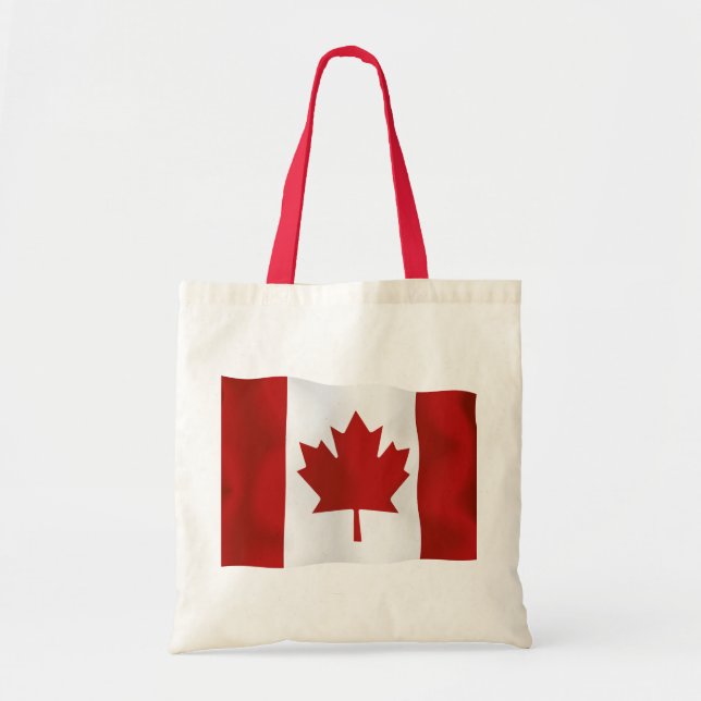 Bolsa Tote Bandeira do l'Unifolié de Canadá (Frente)