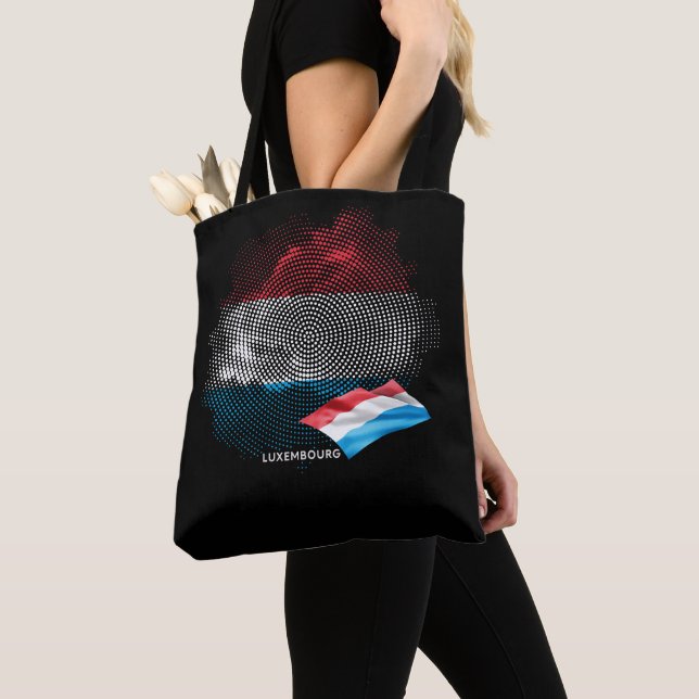 Bolsa Tote bandeira do Luxemburgo (Close Up)
