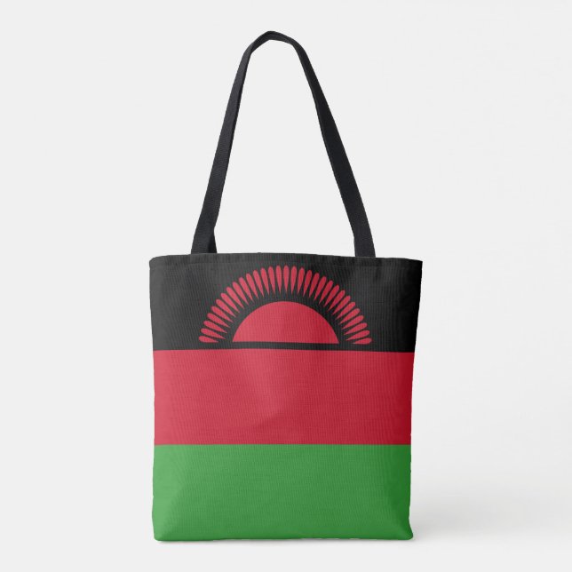 Bolsa Tote Bandeira do Malawi (Verso)