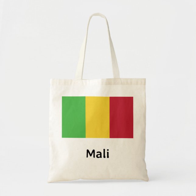 Bolsa Tote Bandeira do Mali (Frente)