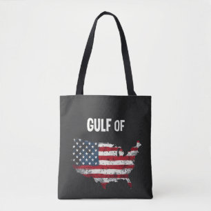 Bolsa Tote Bandeira do Mapa Americano Funny Trump USA