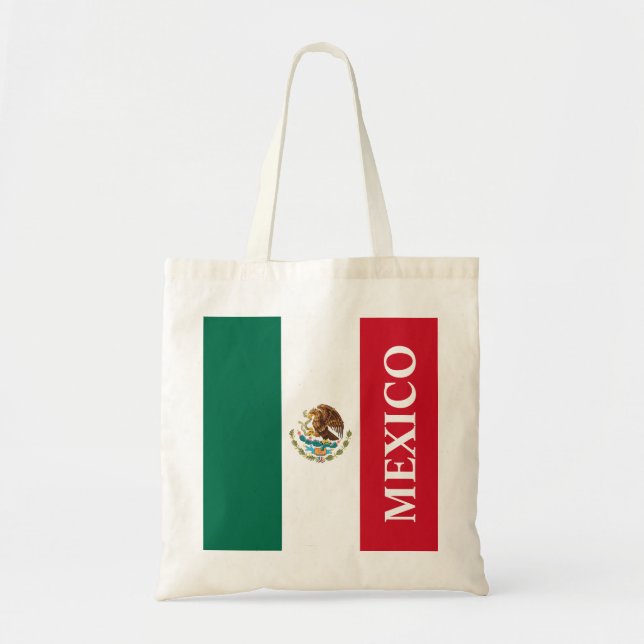 Bolsa Tote Bandeira do México (Frente)