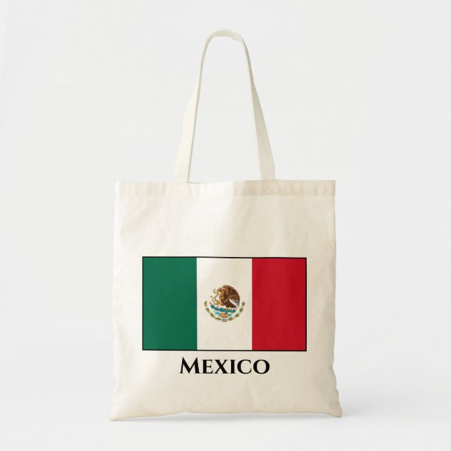 Bolsa Tote Bandeira do México (México) (Frente)