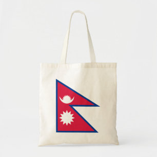 Bolsa Tote Bandeira do Nepal