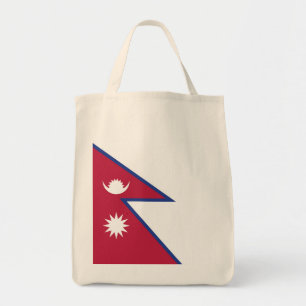 Bolsa Tote Bandeira do Nepal